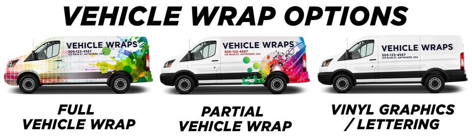 Roseville Vehicle Wraps vehicle wrap options